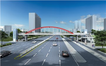 主城區(qū)人行過(guò)街天橋