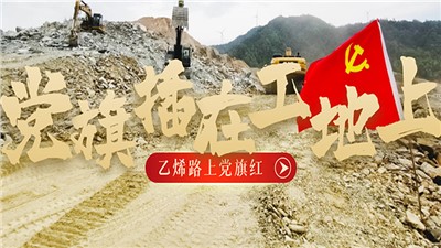 “乙烯路上黨旗紅”黨建品牌創(chuàng)建系列報(bào)道（二）黨旗插在工地上