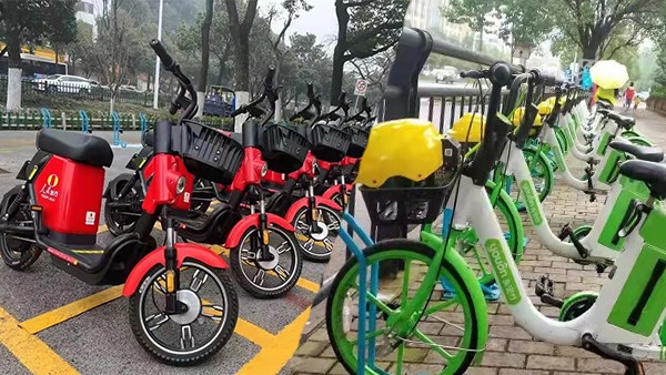 共享助力自行車廣受市民歡迎