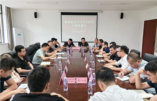 集團(tuán)組織召開(kāi)汛期安全生產(chǎn)工作專(zhuān)題部署會(huì)